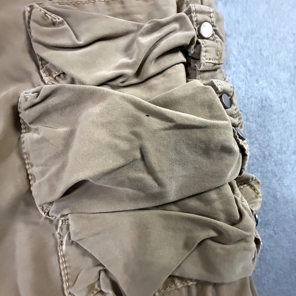 Vintage Polo Ralph Lauren Cargo Pants Mens 36x32 Tan Khaki Military Paratrooper - Picture 7 of 12